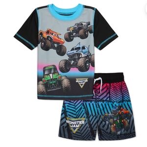 Character Infant Boy Short- Sleeve Rash Guard and Swim Shorts Set, 2-Piece